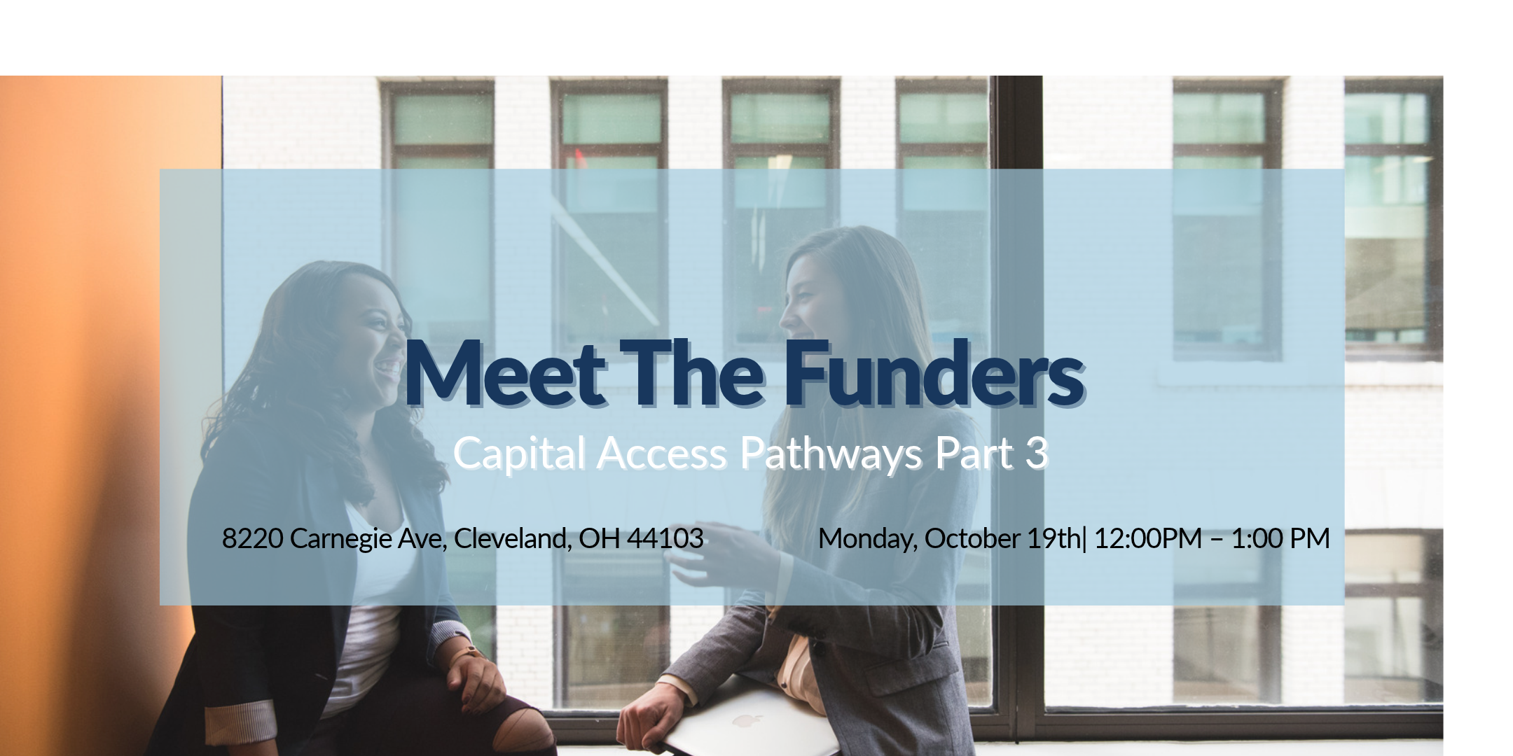 Get The Bag Meet the Funders panel discussion event